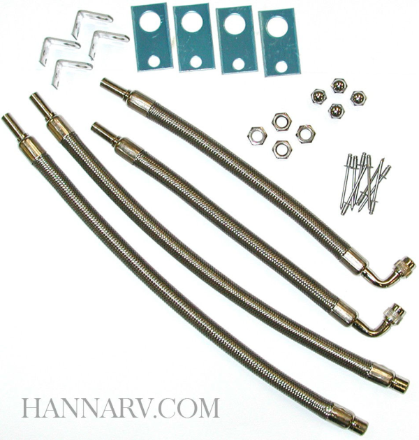 Wheel Masters 8001 Stainless Steel 4 Hose Kit for 16 Inch - 19.5 Inch Wheels